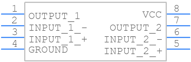 AS358P-E1 - Diodes Incorporated - PCB symbol
