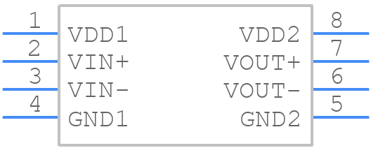 HCPL-7800-500E - Avago Technologies - PCB symbol