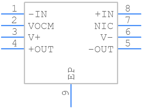 AD8139ARDZ-REEL - Analog Devices - PCB symbol