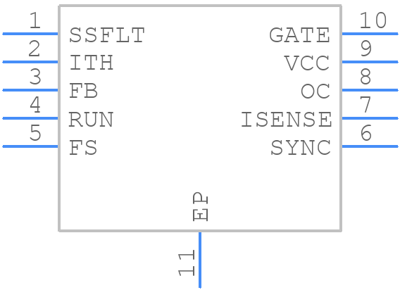 LTC3805IDD-5#PBF - Analog Devices - PCB symbol