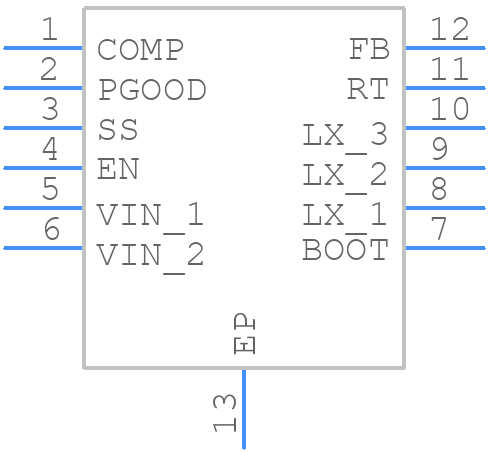 RT8073GQW - RICHTEK - PCB symbol