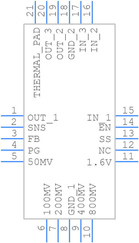 TPS7A7200RGWR - Texas Instruments - PCB symbol