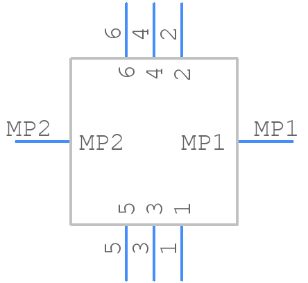 DF11-6DP-2V(57) - Hirose - PCB symbol