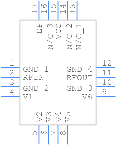 MAAD-011021 - MACOM - PCB symbol