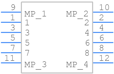 0525590853 - Molex - PCB symbol