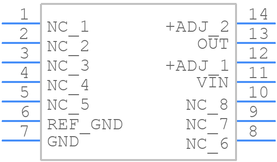 VRE104C - Apex Microtechnology - PCB symbol