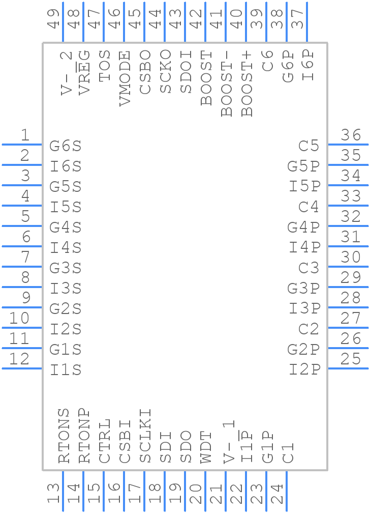 LTC3300-1 - Analog Devices - PCB symbol
