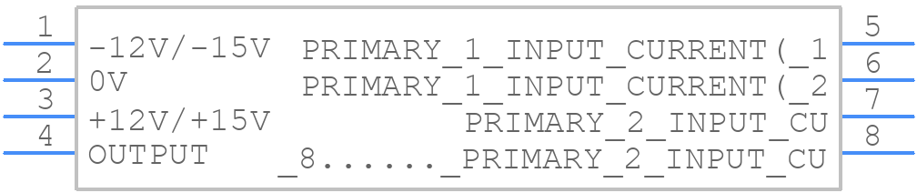 HX 05-NP - LEM - PCB symbol