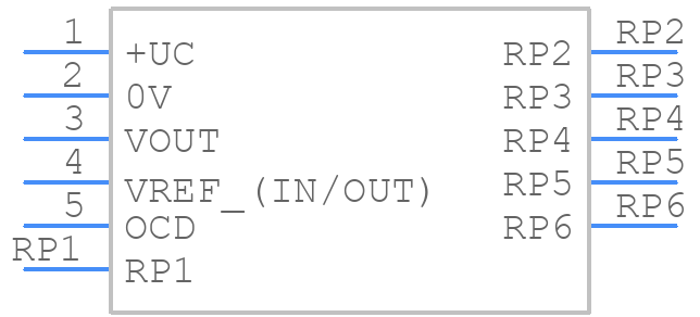 HO 10-P/SP33 - LEM - PCB symbol
