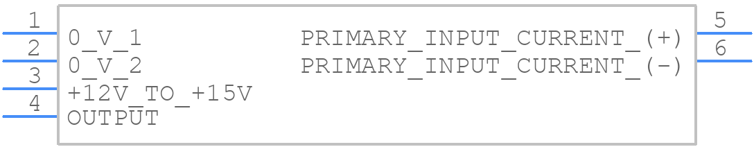 HX 10-P/SP2 - LEM - PCB symbol