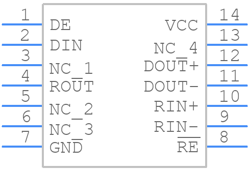 FIN1019MTCX - onsemi - PCB symbol