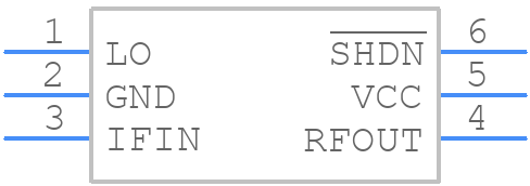 MAX2661EUT+T - Analog Devices - PCB symbol