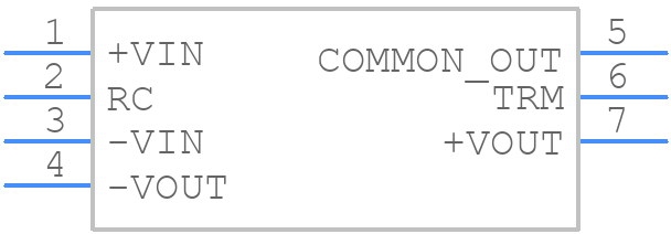 CC3-1212DF-E - TDK Lambda - PCB symbol
