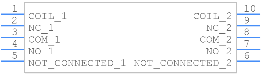 EA2-3NU - Yageo Group - PCB symbol