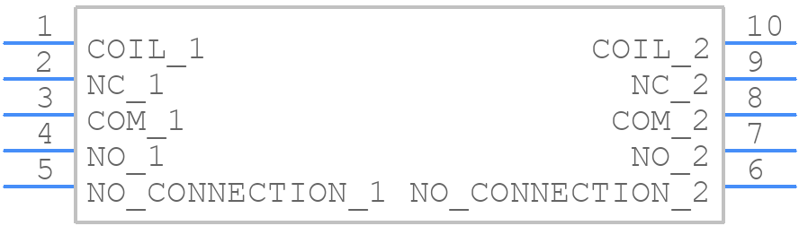 EA2-3SNU - Yageo Group - PCB symbol