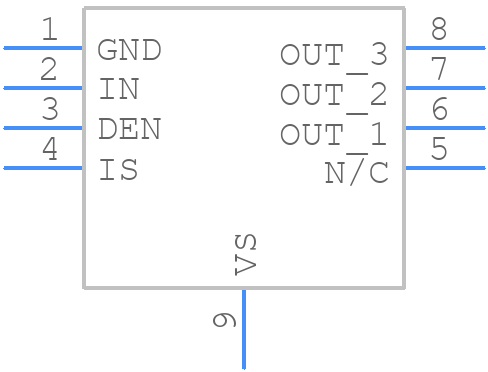 BTS50451EJAXUMA1 - Infineon - PCB symbol