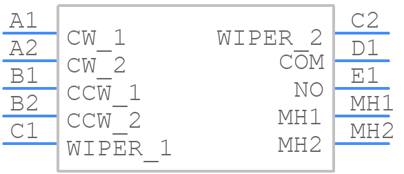 EC11E0B2LB01 - ALPS Electric - PCB symbol