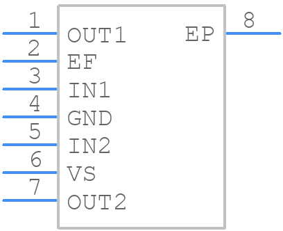 TLE52052GAUMA1 - Infineon - PCB symbol