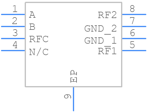 HMC284AMS8G - Analog Devices - PCB symbol