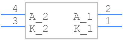 SML-020MVTT86 - ROHM Semiconductor - PCB symbol
