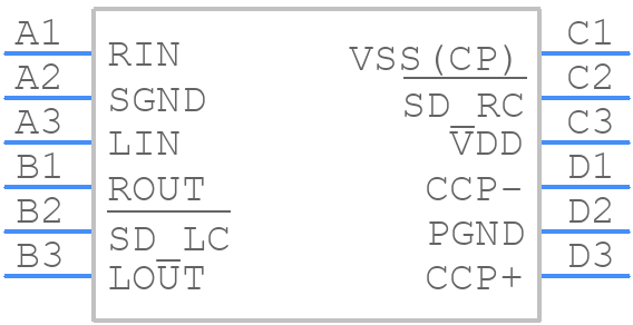 LM48860TL/NOPB - Texas Instruments - PCB symbol