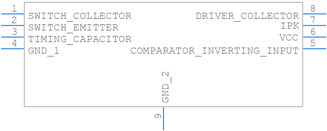 MC34063ADRJRG4 - Texas Instruments - PCB symbol