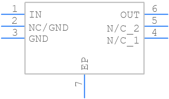 NCP716MT33TBG - onsemi - PCB symbol