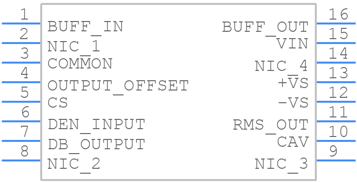 AD637JRZ-RL - Analog Devices - PCB symbol