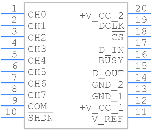 ADS8344E/2K5G4 - Texas Instruments - PCB symbol
