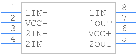 LT1013DIDR - Texas Instruments - PCB symbol