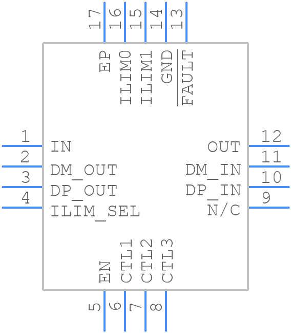 TPS2540ARTET - Texas Instruments - PCB symbol