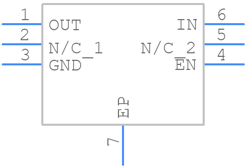 LP5900SD-2.2/NOPB - Texas Instruments - PCB symbol