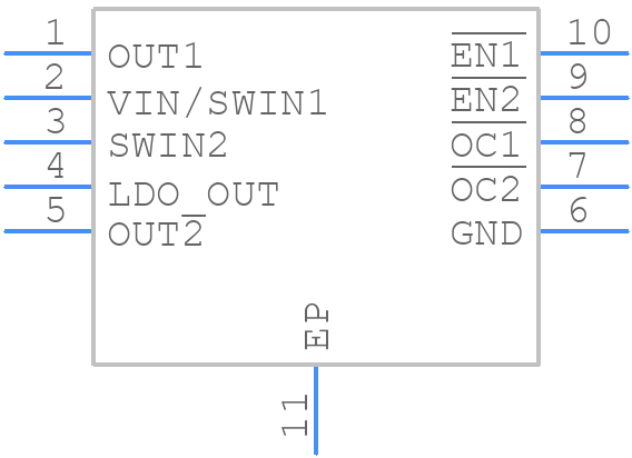 TPS2147IDGQ - Texas Instruments - PCB symbol