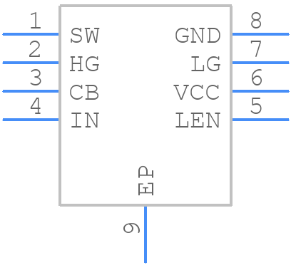 LM27222SD/NOPB - Texas Instruments - PCB symbol