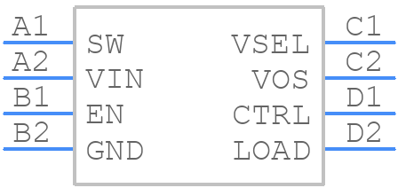 TPS62748YFPR - Texas Instruments - PCB symbol