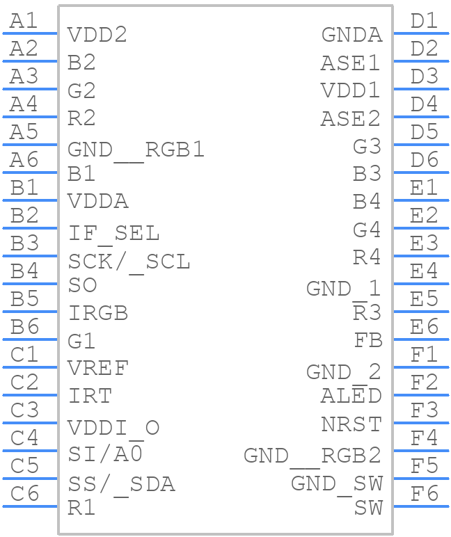 LP55281RL/NOPB - Texas Instruments - PCB symbol