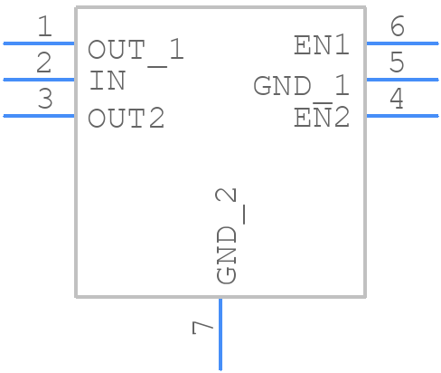 TPS71933-28DRVR - Texas Instruments - PCB symbol