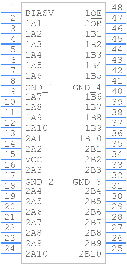 SN74CBTLV16800GR - Texas Instruments - PCB symbol