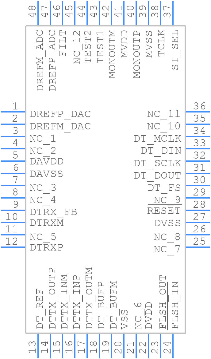 TLC320AD545IPT - Texas Instruments - PCB symbol