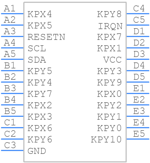 LM8330TME/NOPB - Texas Instruments - PCB symbol