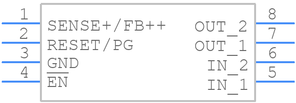 TPS7230QP - Texas Instruments - PCB symbol