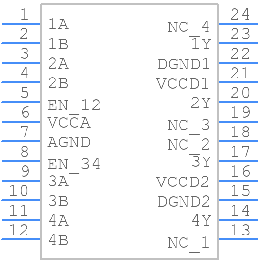 SN65LVDT352PW - Texas Instruments - PCB symbol
