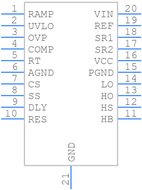 LM5035CMH/NOPB - Texas Instruments - PCB symbol