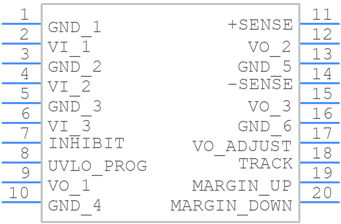 PTH12040WAZ - Texas Instruments - PCB symbol