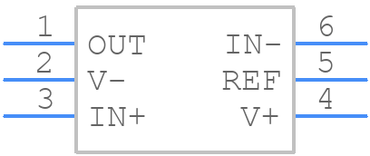 TLV3012AIDCKR - Texas Instruments - PCB symbol