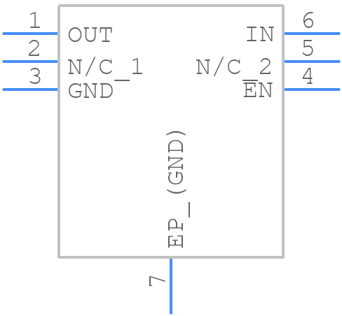 LP5900SDX-3.3/NOPB - Texas Instruments - PCB symbol
