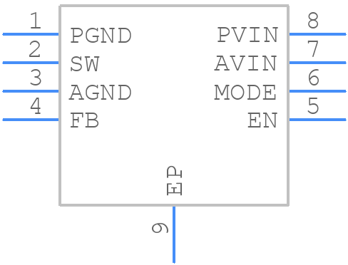 TLV62065TDSGRQ1 - Texas Instruments - PCB symbol