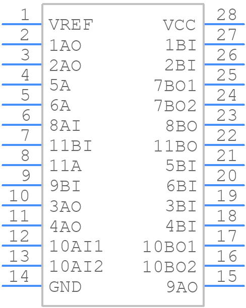 SN74GTL2006PWR - Texas Instruments - PCB symbol