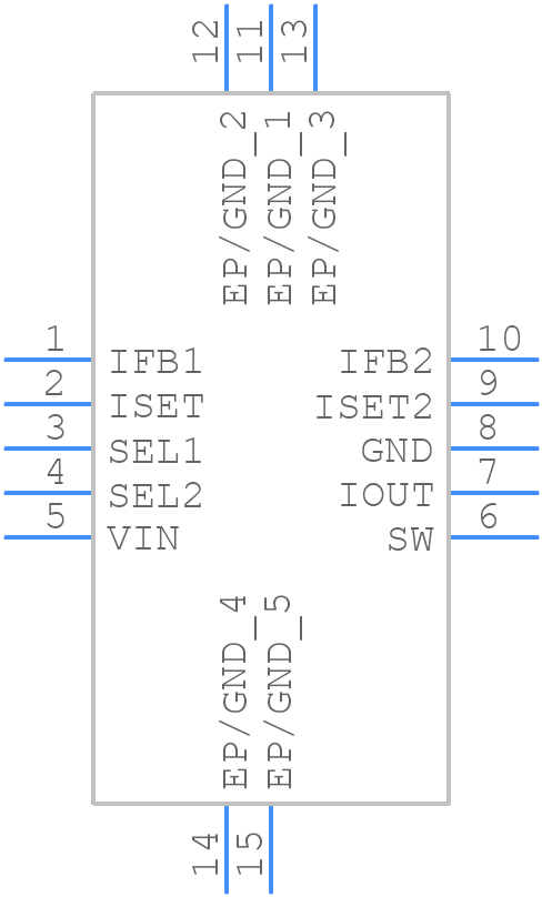 TPS61150ADRCR - Texas Instruments - PCB symbol