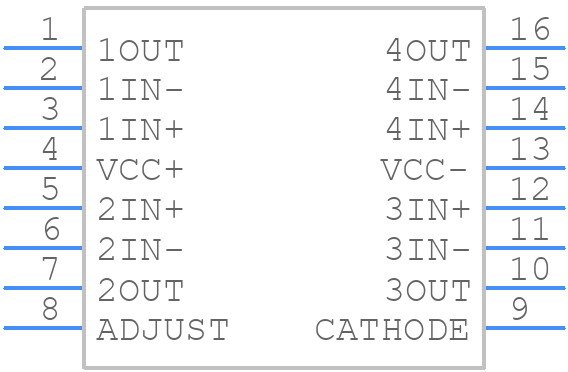 TSM104WIDR - Texas Instruments - PCB symbol